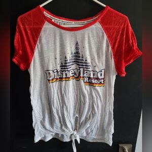 Disneyland tie front t-shirt large